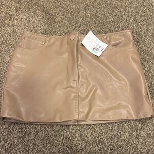 Brand new with tags leather skirt